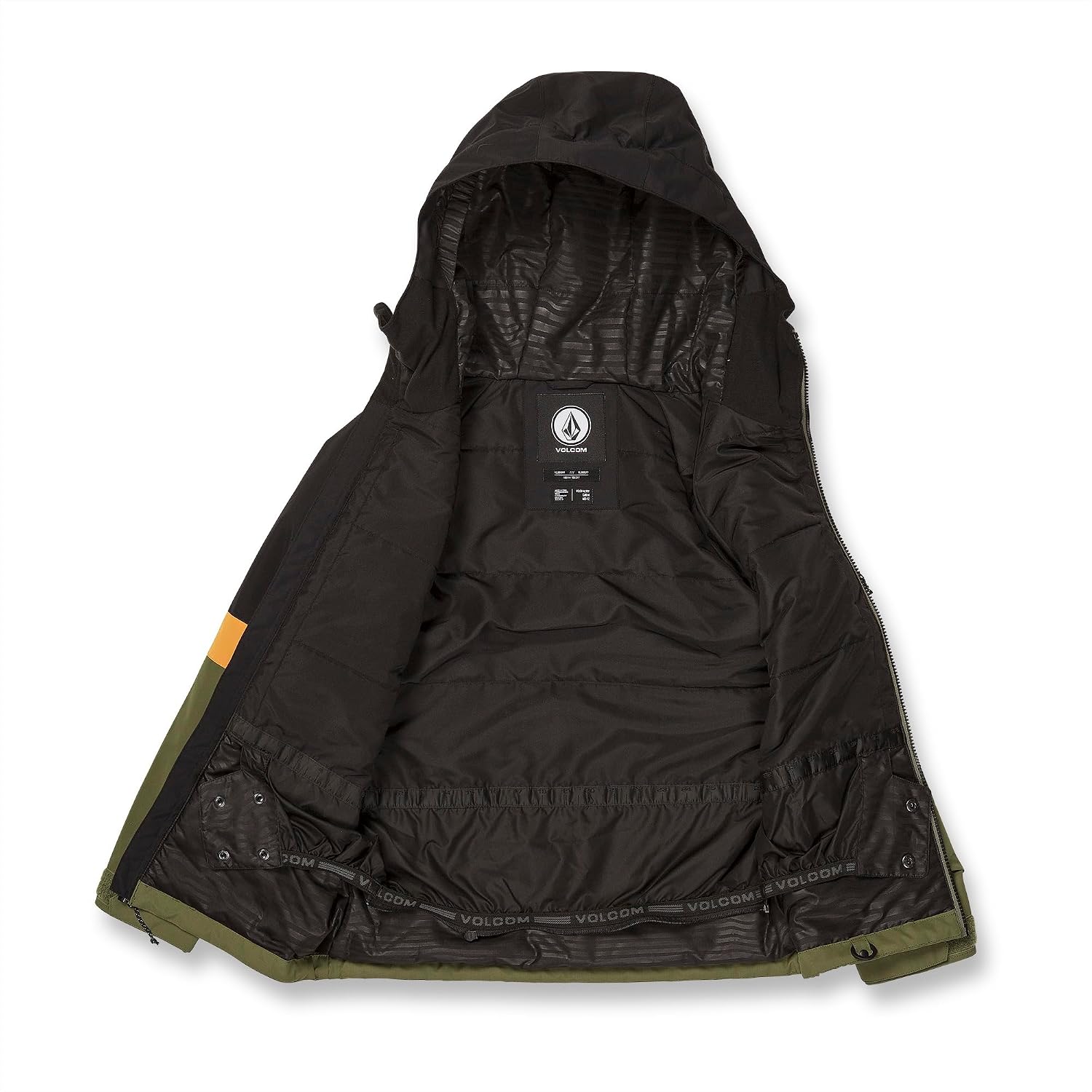 Volcom Boys' Sawmill Insulated Snowboard Ski Winter Jacket Military S4