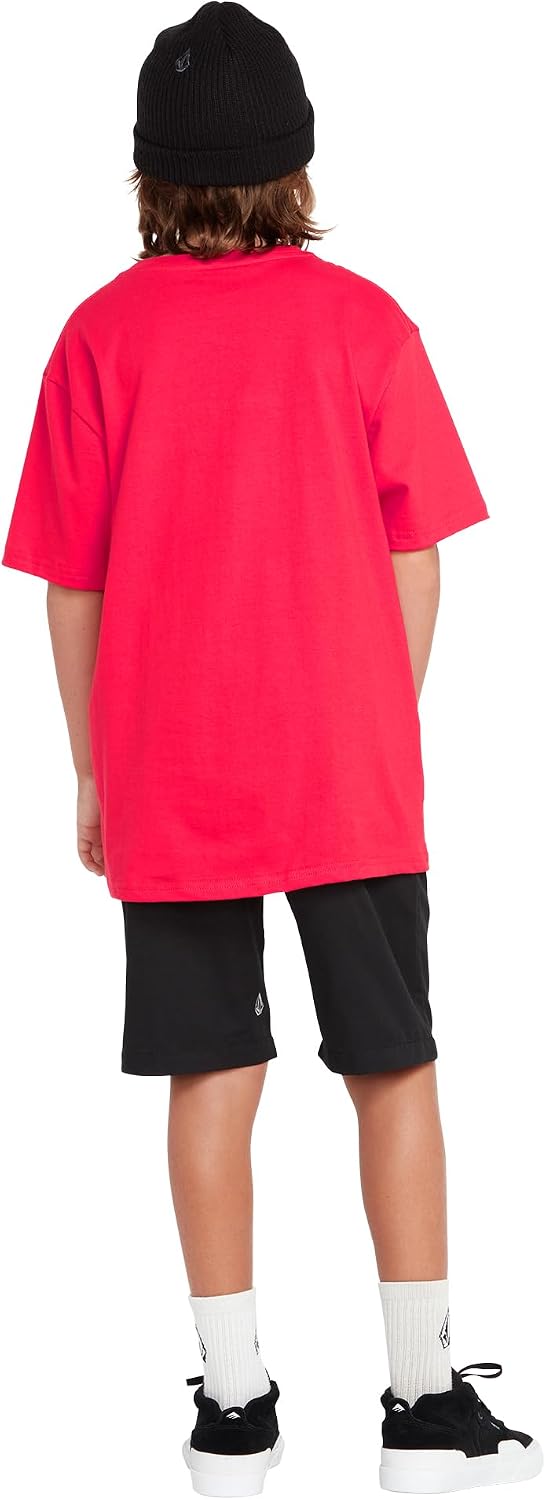 Volcom Boys' Concourse Short Sleeve Tee (Big Boys & Little Boys Sizes) Ribbon Red