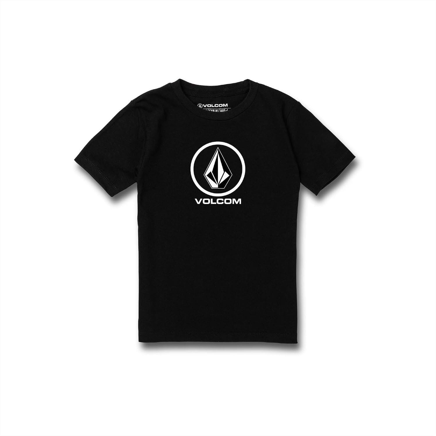 Volcom Boys Little Boys' Crisp Stone Short Sleeve Tee Youth Black